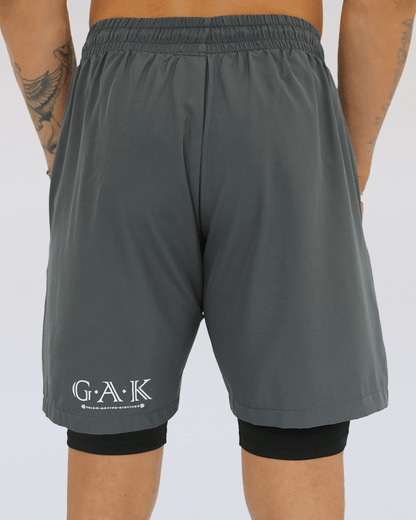 G.A.K Men’s Flex Double Layered Shorts - Grind Active Kinetics