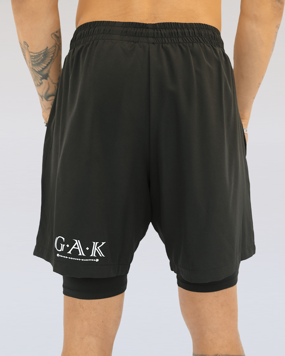 G.A.K Men’s Flex Double Layered Shorts - Grind Active Kinetics