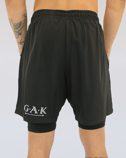 G.A.K Men’s Flex Double Layered Shorts - Grind Active Kinetics
