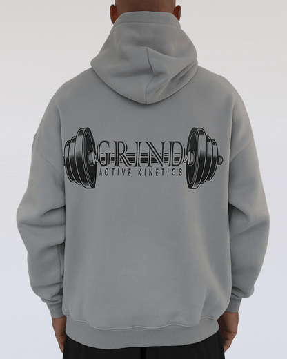 G.A.K Unisex Oversized Barbell Hoodie - Grind Active Kinetics