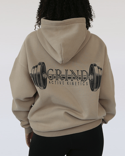 G.A.K Unisex Oversized Barbell Hoodie - Grind Active Kinetics