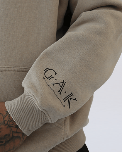 G.A.K Unisex Oversized Barbell Hoodie - Grind Active Kinetics