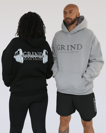 G.A.K Unisex Oversized Barbell Hoodie - Grind Active Kinetics