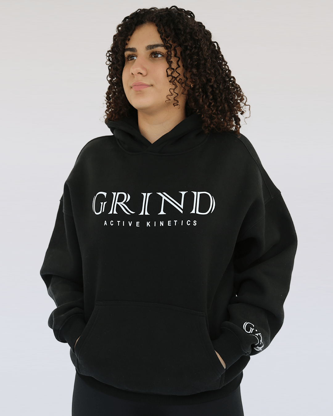 G.A.K Unisex Oversized Barbell Hoodie - Grind Active Kinetics