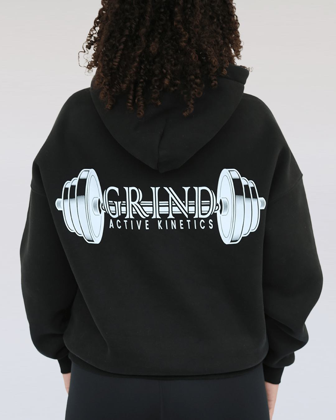 G.A.K Unisex Oversized Barbell Hoodie - Grind Active Kinetics