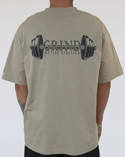 G.A.K UNISEX OVERSIZED BARBELL TEE - Grind Active Kinetics