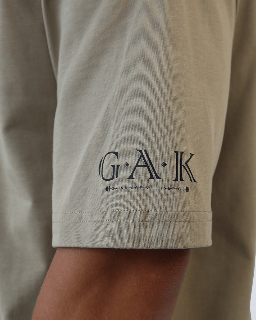 G.A.K UNISEX OVERSIZED BARBELL TEE - Grind Active Kinetics