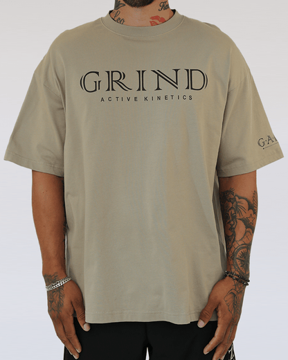 G.A.K UNISEX OVERSIZED BARBELL TEE - Grind Active Kinetics