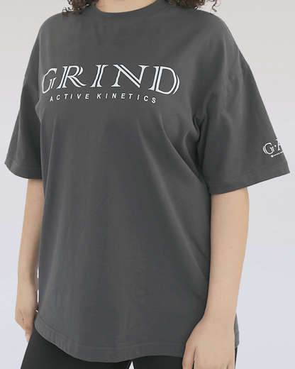 G.A.K UNISEX OVERSIZED BARBELL TEE - Grind Active Kinetics